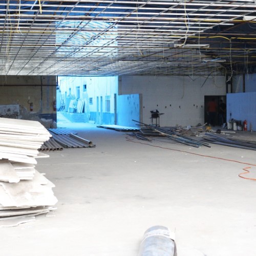 Parte civil das obras de revitalização do Restaurante Popular de VR chegam a 60% de conclusão